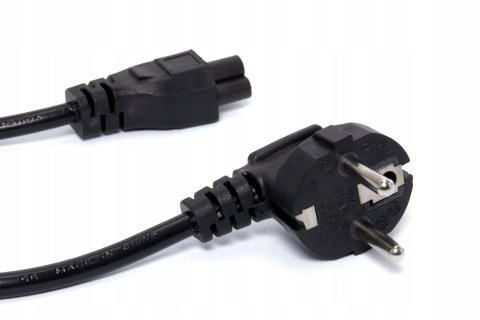 KABEL ZASILAJĄCY DO LAPTOPA KONICZYNKA IEC C5 1M KABEL ZASILAJĄCY DO LAPTOPA KONICZYNKA IEC C5 1M