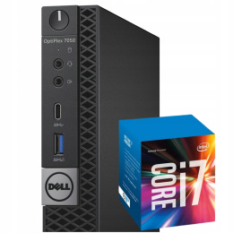 Dell Optiplex 7050 Tiny Intel Core i7 16GB DDR4 1000GB SSD Windows 10 Pro