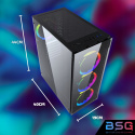 BSG Striker V6 AMD Ryzen 5 AMD Radeon RX 6600 16GB DDR4 1000GB SSD Windows 11 Pro