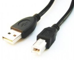 Kabel USB 2.0 Gembird AB AM-BM 3m czarny do drukarki komputerowy