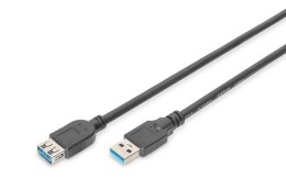 Kabel przedłużający USB 3.1 Gen.1 3m czarny SuperSpeed 5Gbps