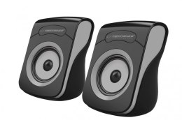Głośniki Esperanza 2.0 USB Flamenco czarno-szare do komputerów