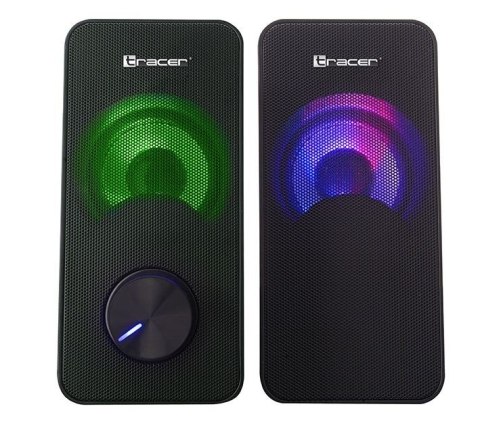 Głośniki Tracer 2.0 Loop RGB nowoczesne z USB dla graczy