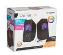 Głośniki Tracer 2.0 Loop RGB nowoczesne z USB dla graczy
