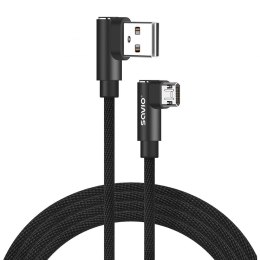 Kabel Savio CL-161 Micro USB USB A 1m odwracalny nylonowy