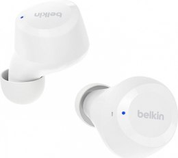 Słuchawki bezprzewodowe Belkin Soundform Bolt TWS białe z dynamicznymi przetwornikami