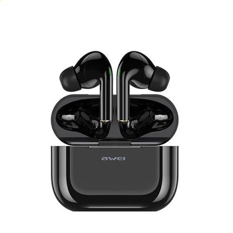 Słuchawki AWEI T29 TWS Bluetooth bezprzewodowe ergonomiczne czarne