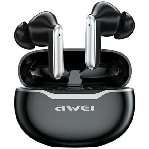 Słuchawki AWEI T50 TWS Bluetooth 5.3 czarne bezprzewodowe