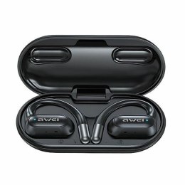 Słuchawki AWEI T93 Bluetooth 5.3 czarne bezprzewodowe z basem