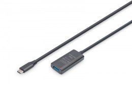 Kabel przedłużający USB-C USB-A 5m 5Gbps aktywny szybki Digitus