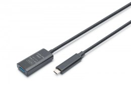 Kabel przedłużający USB-C USB-A Digitus 5m 10Gbps aktywny