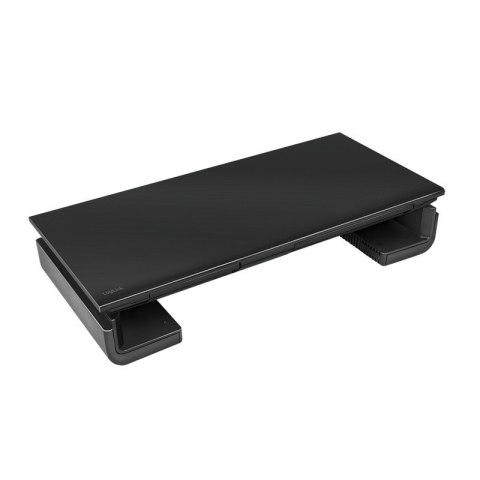 Ergonomiczna Podstawa Pod Monitor składana czarna z szufladą Ergonomiczna Podstawa Pod Monitor składana czarna z szufladą