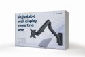 Gembird Ramię regulowane do monitora ścienne 27 cali 7 kg ergonomiczne Gembird Ramię regulowane do monitora ścienne 27 cali 7 kg ergonomiczne