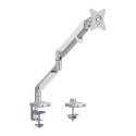 LogiLink Uchwyt na monitor 17-27 cali aluminium maks 9kg biurkowy srebrny LogiLink Uchwyt na monitor 17-27 cali aluminium maks 9kg biurkowy srebrny