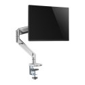 LogiLink Uchwyt na monitor 17-27 cali aluminium maks 9kg biurkowy srebrny LogiLink Uchwyt na monitor 17-27 cali aluminium maks 9kg biurkowy srebrny