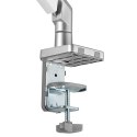 LogiLink Uchwyt na monitor 17-27 cali aluminium maks 9kg biurkowy srebrny LogiLink Uchwyt na monitor 17-27 cali aluminium maks 9kg biurkowy srebrny