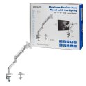 LogiLink Uchwyt na monitor 17-27 cali aluminium maks 9kg biurkowy srebrny LogiLink Uchwyt na monitor 17-27 cali aluminium maks 9kg biurkowy srebrny
