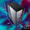 BSG Striker V6 AMD Ryzen 5 AMD Radeon RX 6600 16GB DDR4 1000GB SSD Windows 11 Pro