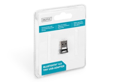 Adapter Bluetooth Digitus V4.0 USB 2.0 Mini EDR Klasa 2 10m czarny